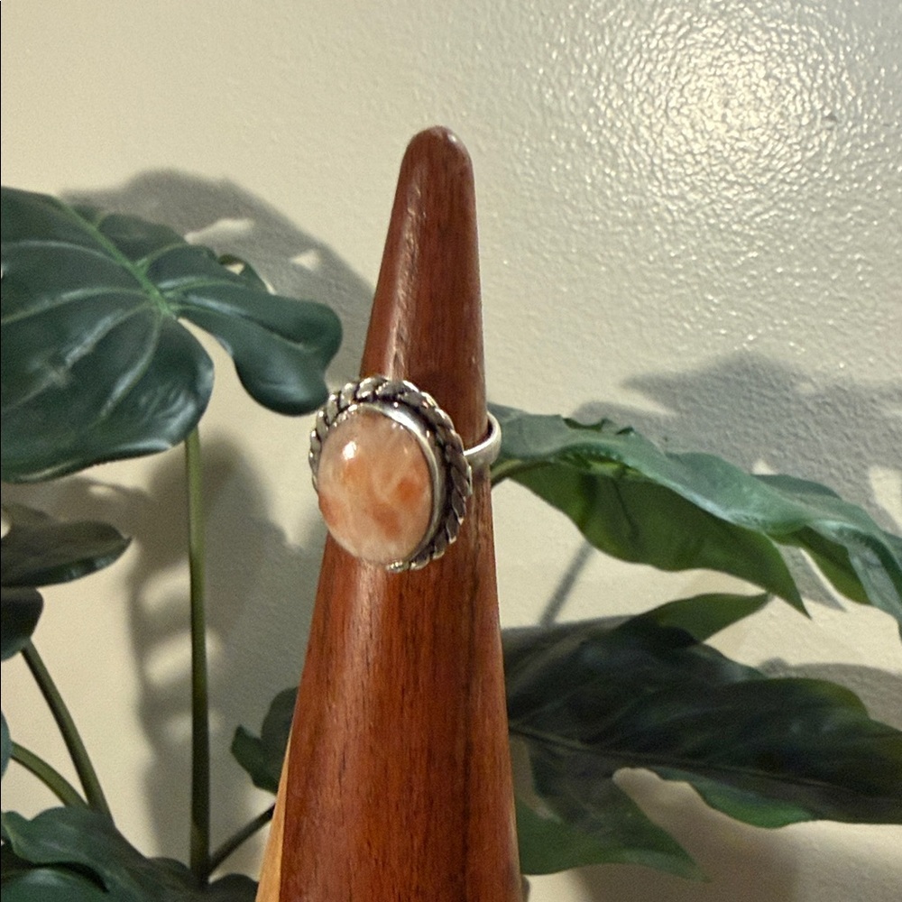 Sacral chakra sexual energy healing‎ jewelry sterling and adventurine ring 6